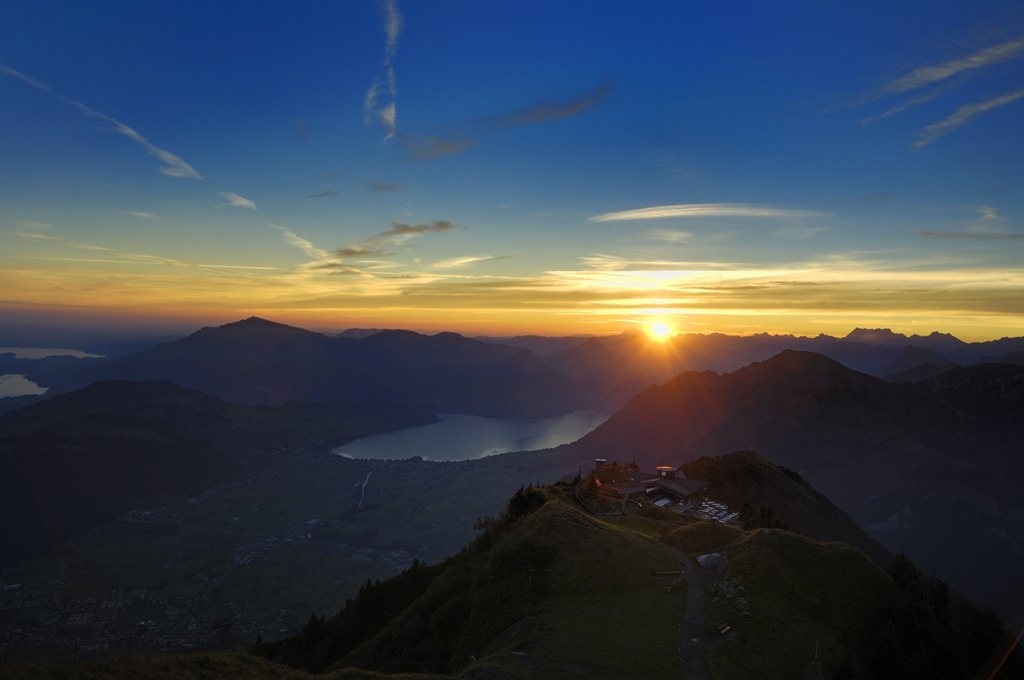 Sonnenaufgangsfahrt aufs Stanserhorn