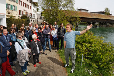 Schweizer Schriftstellerweg, Tour mit Alex Capus