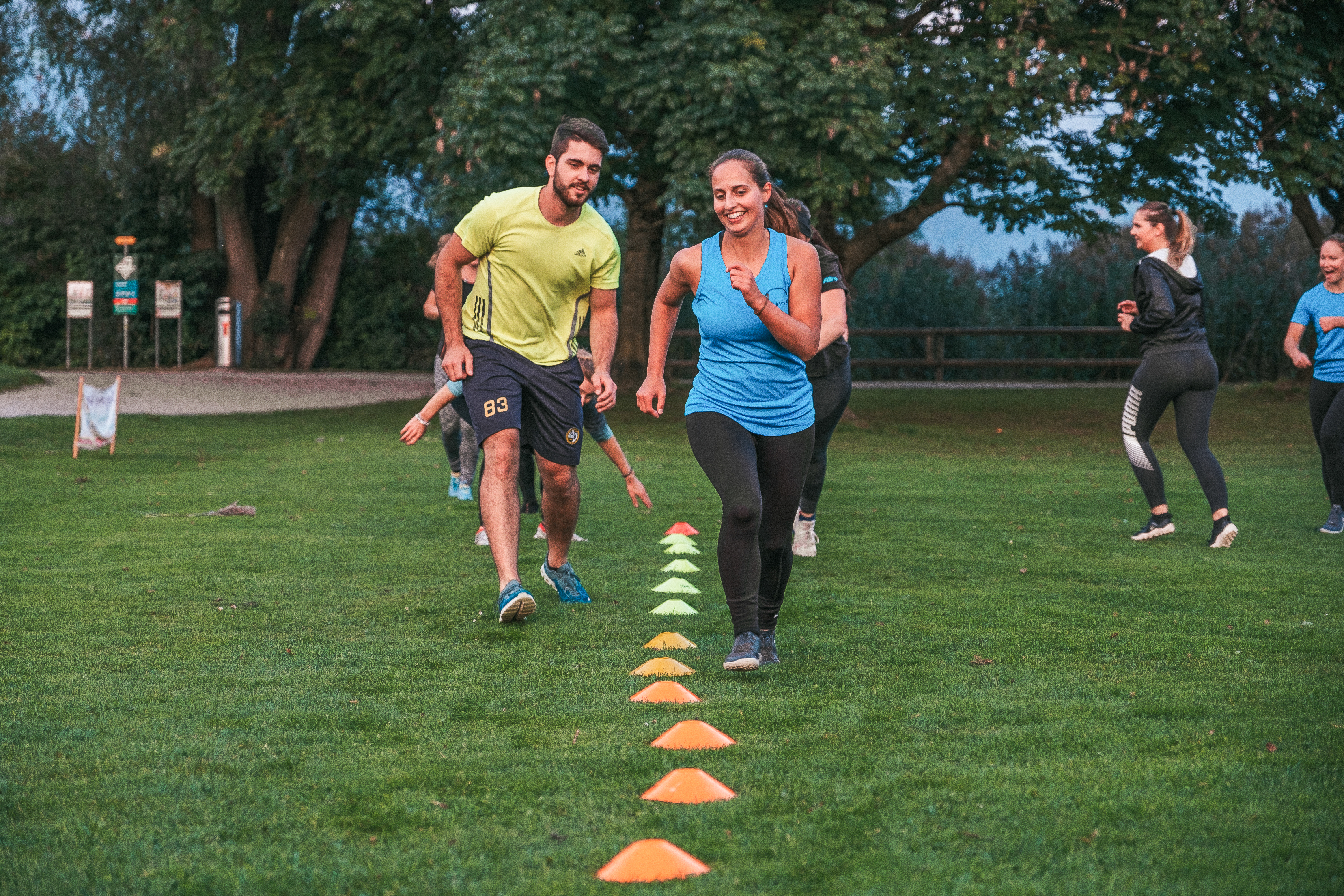 Gruppentraining in der Natur