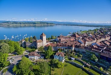 Aerial view Murten (Murten Tourismus)