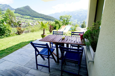 Bijou am Bach Sitzplatz