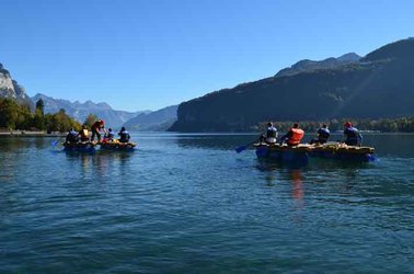 Gruppenangebot: Flossbauen am Walensee mit Grillplausch im Gäsi - 1