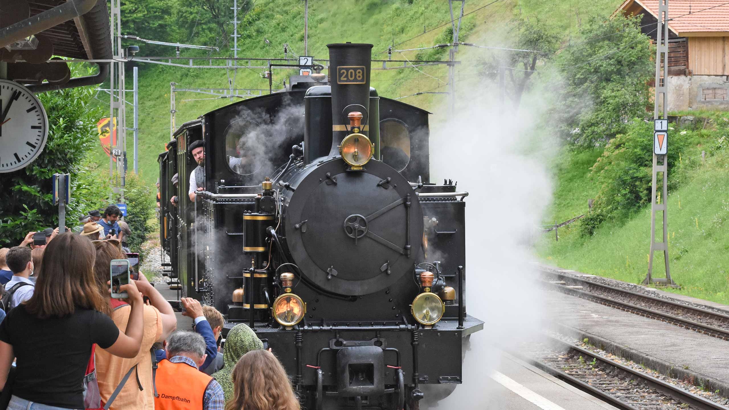 Brünig Dampfbahn bei Oberried