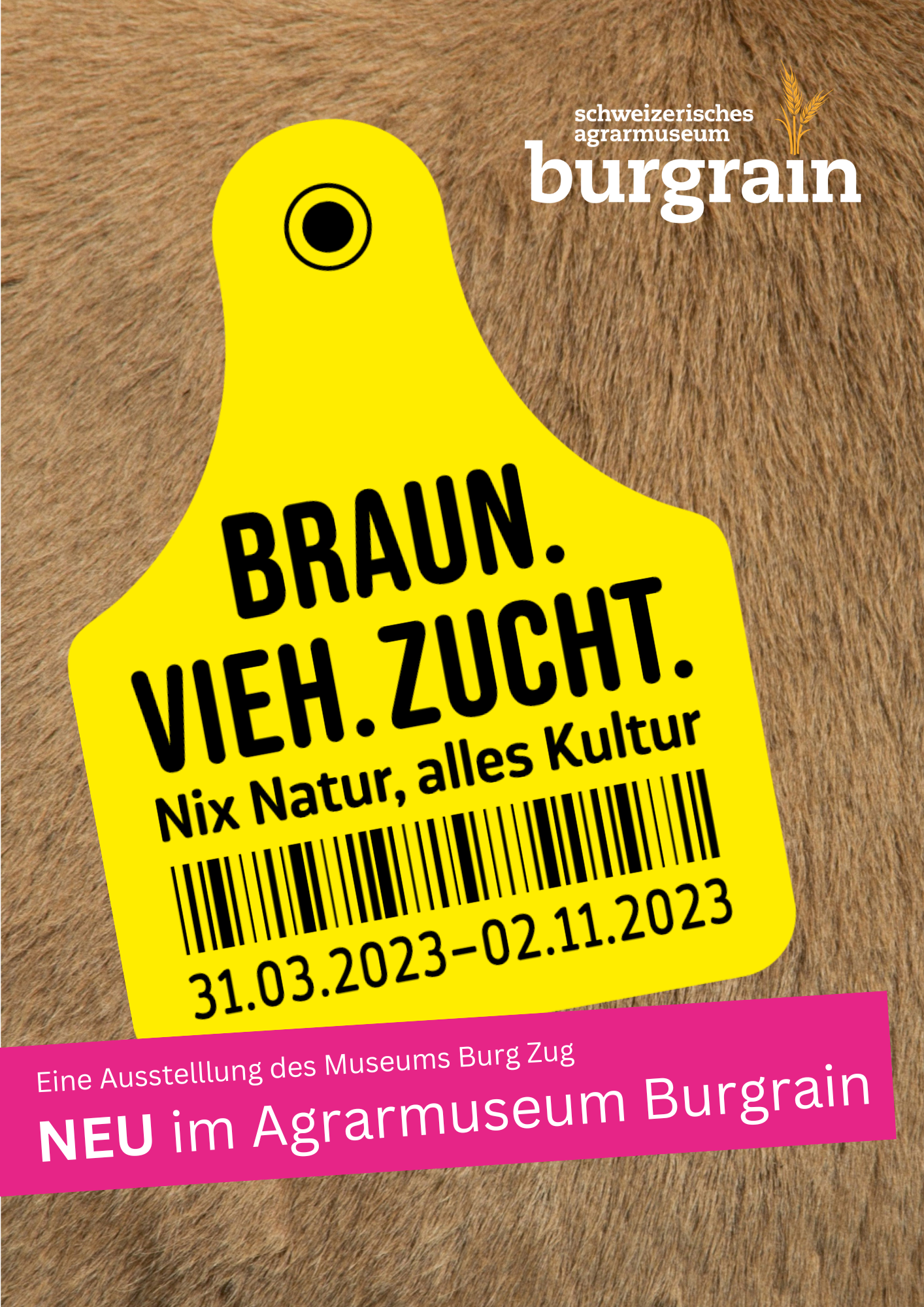 Braun. Vieh. Zucht. Nix Natur, alles Kultur. Braun. Vieh. Zucht. Nix Natur, alles Kultur.