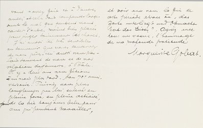 Lettre de Marguerite Gobat à Carl Spitteler. 24.04.1915. Archives littéraires suisses. Fonds Spitteler