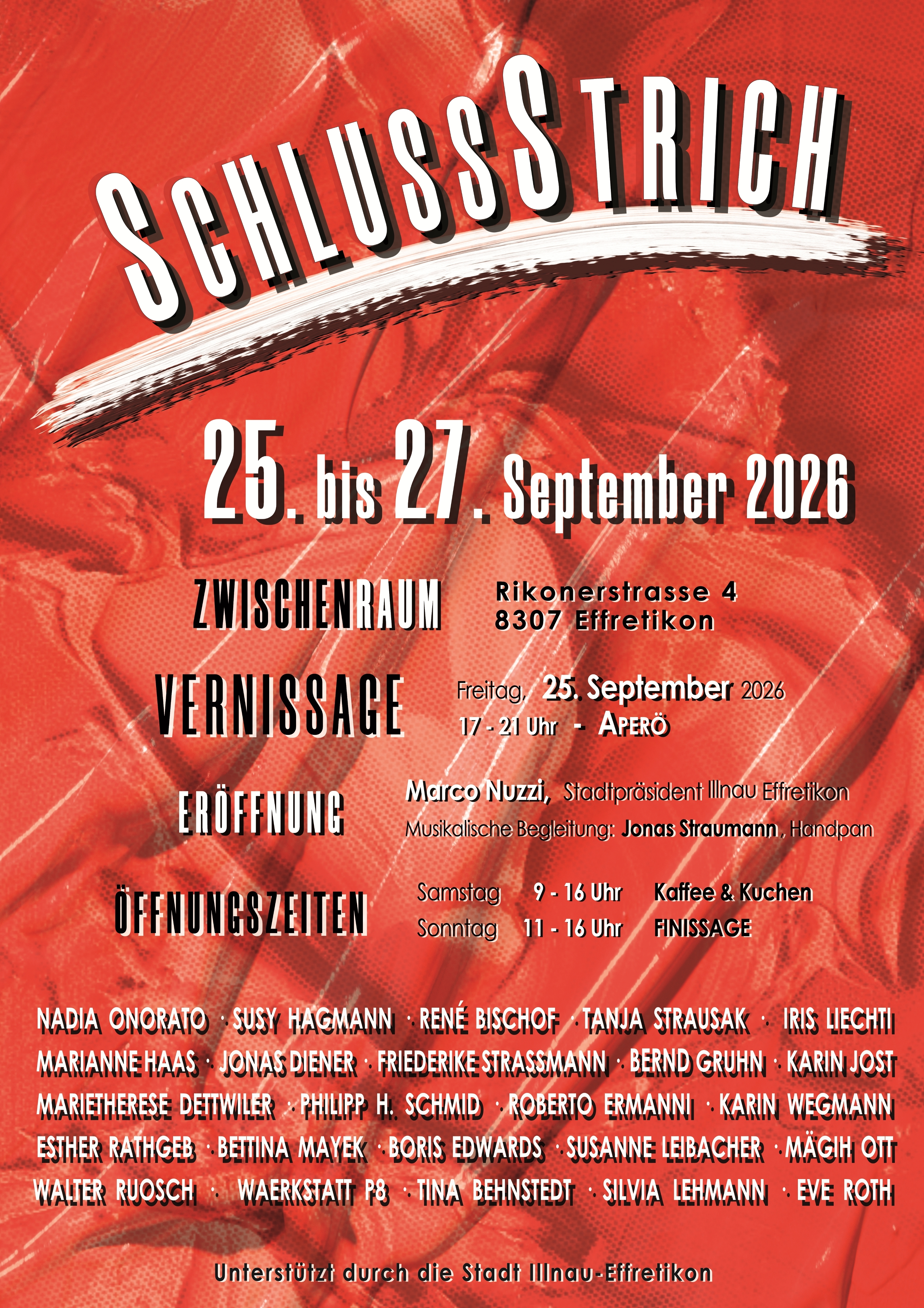 Vernissage: SchlussStrich 1