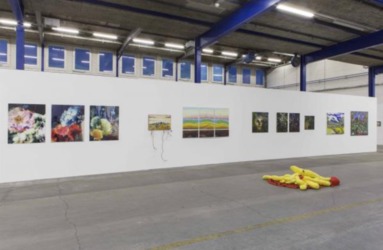 Kunstschaffen Glarus 2018, Off Kunsthaus Glarus im ehemaligen Therma-Areal, 2018, Ausstellungsansicht