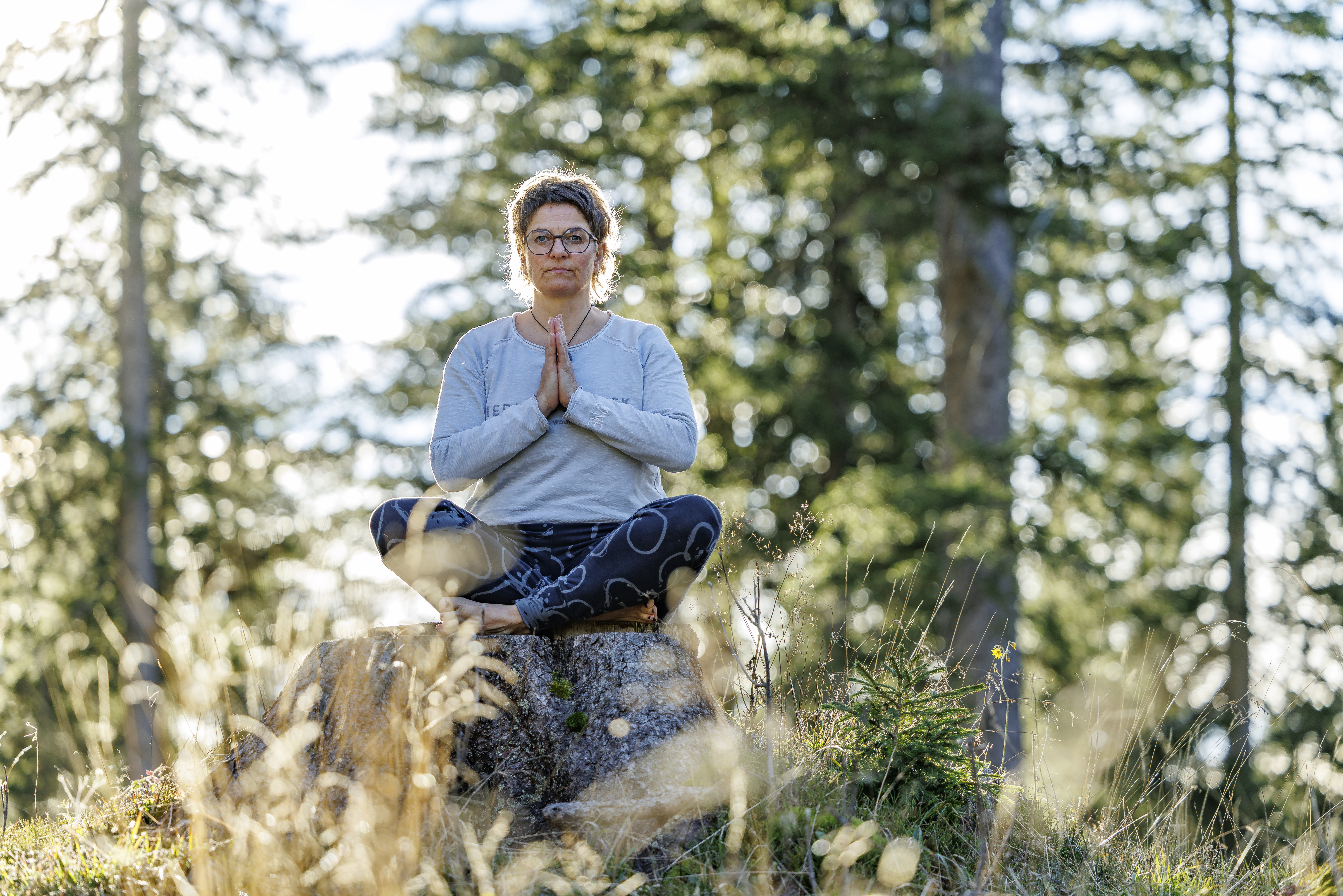 Kraftvolle Yoga-Session Schwägalp