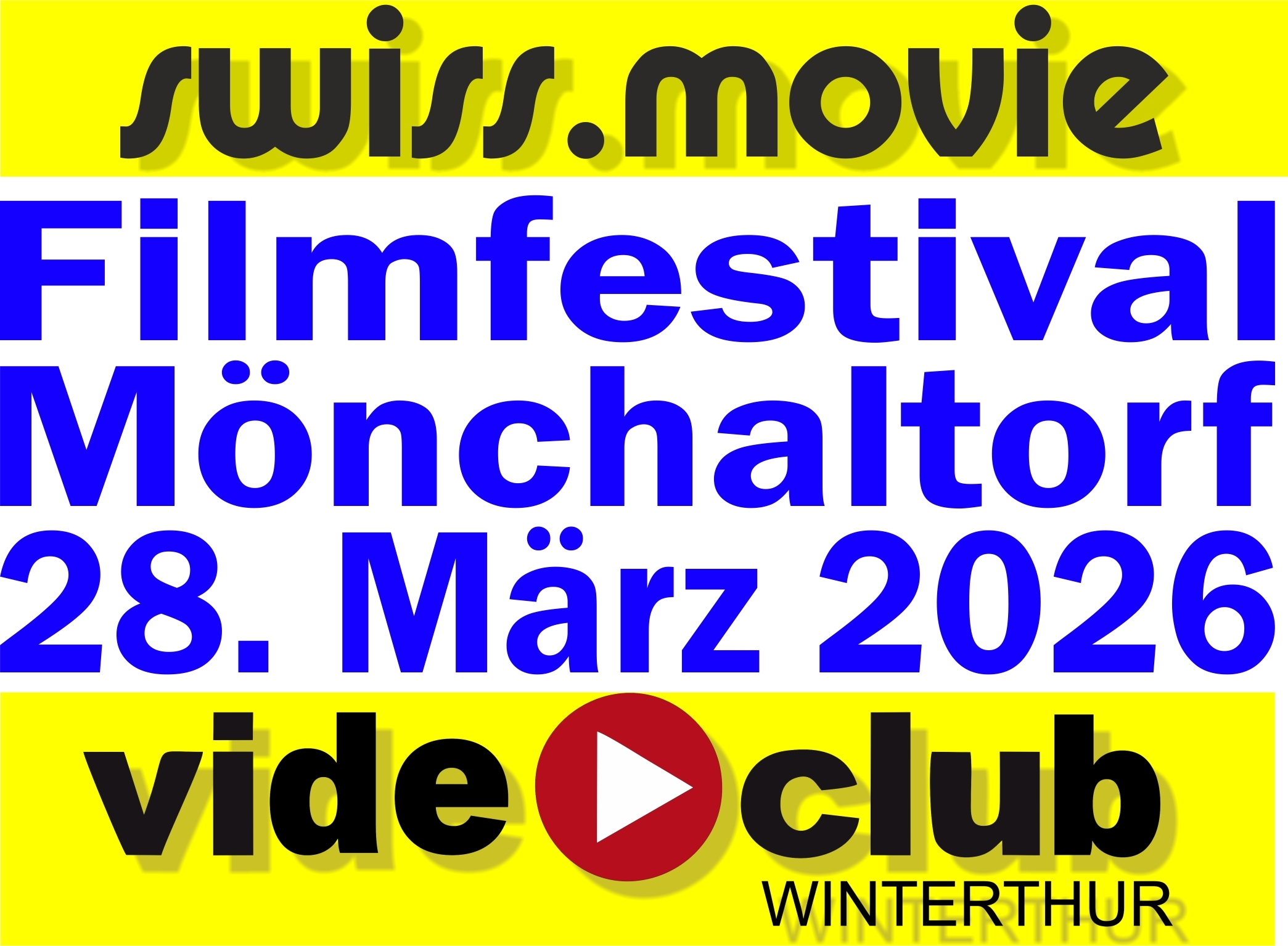 Videofestival Mönchaltorf 2026, freier Eintritt