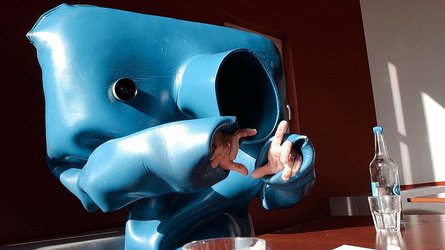 Homme bleu