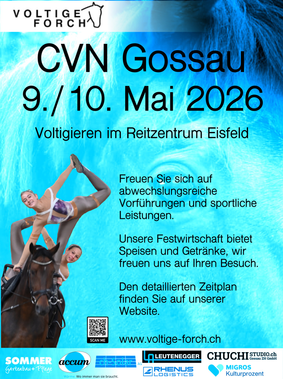 Nationales Voltigeturnier in Gossau