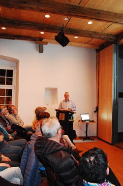 Armin Rusterholz, mit Publikum