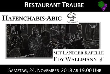 Hafenchabis Abig mit Kapelle Edy Wallimann, Restaurant Traube, Gersau - 1