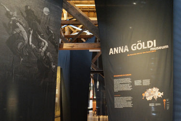 Der Eingang zur Dauerausstellung Anna Göldi