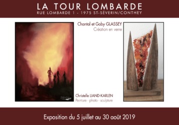 Expo été 2019 - 3 artistes d'Art Conthey - 1