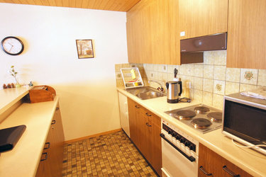 Ferienwohnung im Arvenbüel Küche