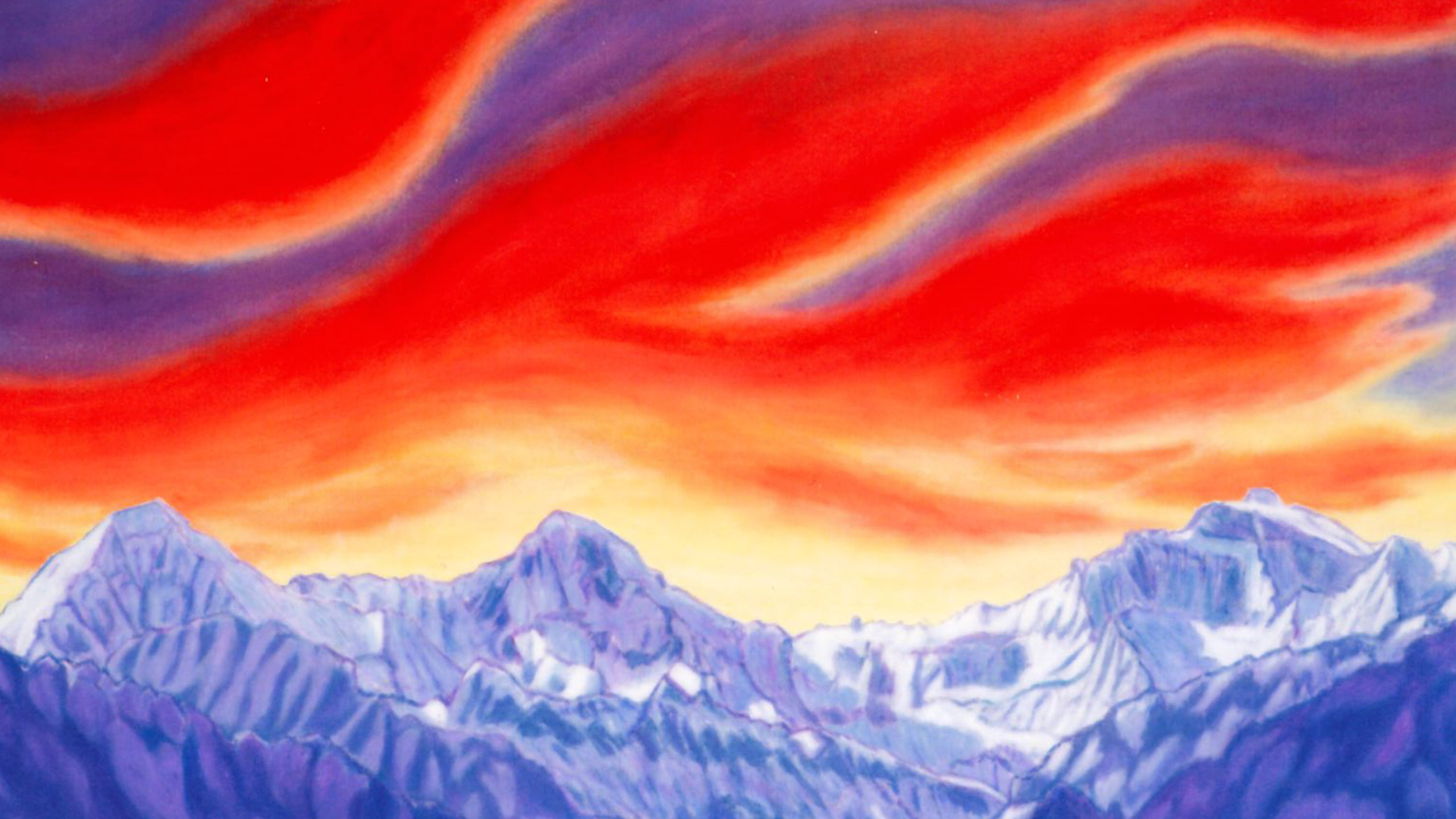 Morgenlischt über Dreigestirn