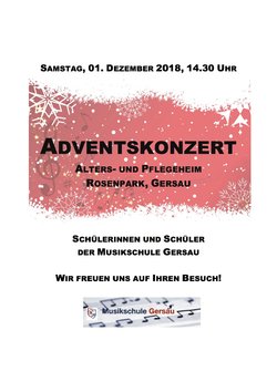 Adventskonzert der Musikschule Gersau - 1