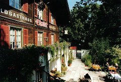 Waldgasthaus Chalet Saalhöhe: Terrasse