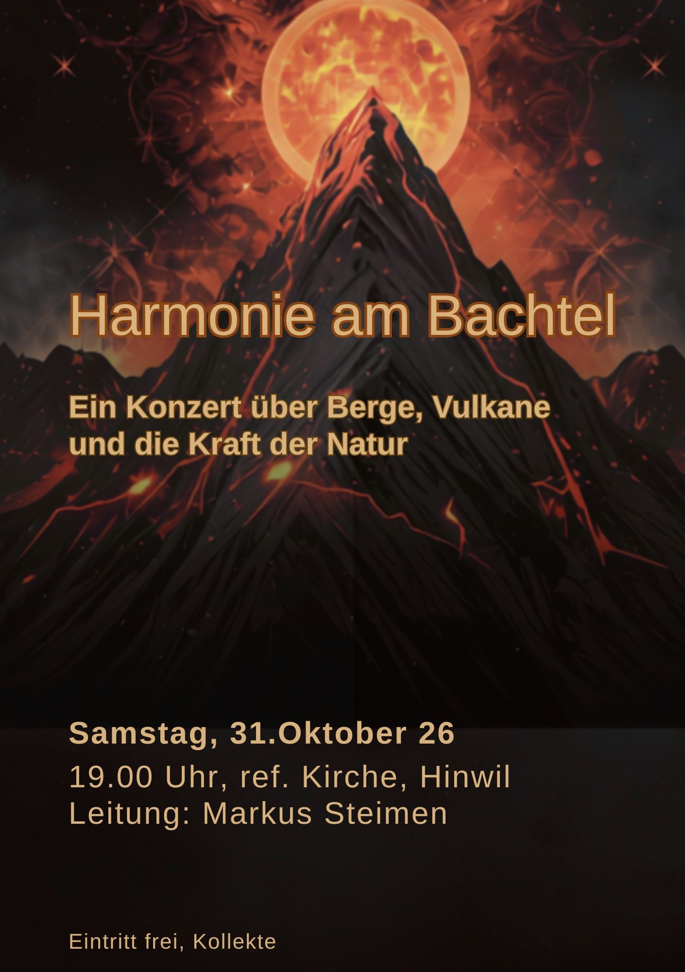 Konzert der Harmonie am Bachtel: Berge, Vulkane und die Kraft der Natur