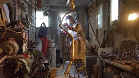 Tim Gregory Steiner im Atelier