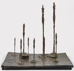 © Alberto GIACOMETTI (1901 – 1966) La Clairière, 1950 Bronze, 58,7 x 65,3 x 52,5 cm Fondation Giacometti, Paris © Succession Giacometti, 2019, ProLitteris Zurich