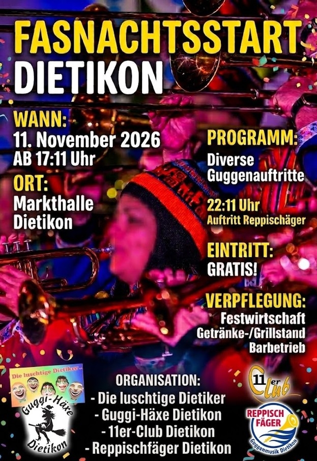 Titelbild des Events: Fasnachtsstart Dietikon