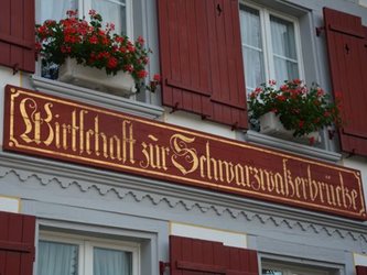 Restaurant Schwarzwasserbrücke: Ambiente