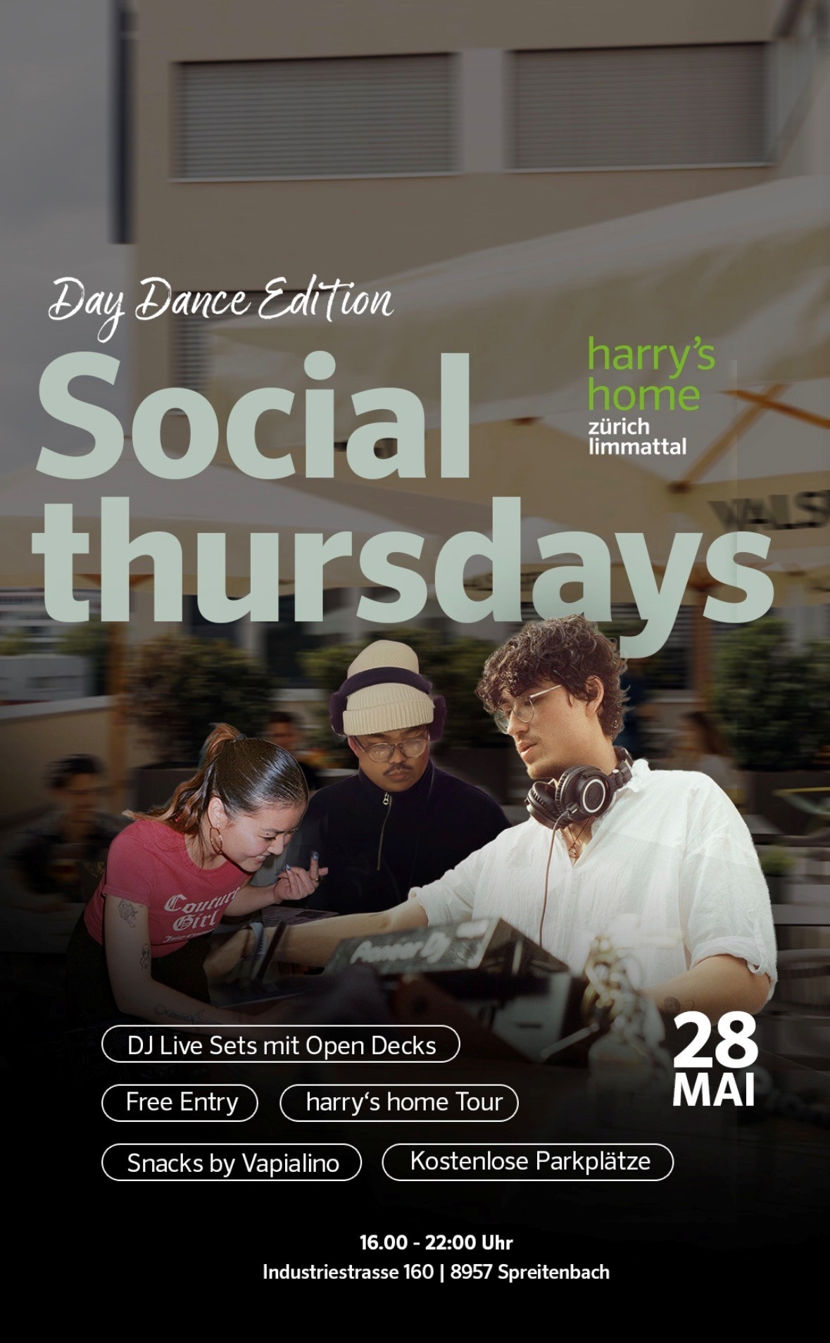 Titelbild des Events: Social Thursday "Day Dance" 