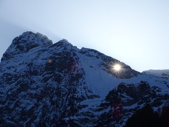 Sonnenereignis am Mürtschenloch - 1