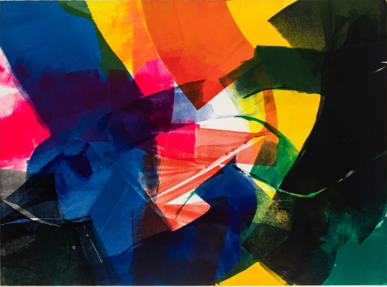 Marguerite Saegesser, Untitled (SAE #1293), 1991, Monotypie, 105 x 142.3 cm. Foto: Christian Helmle