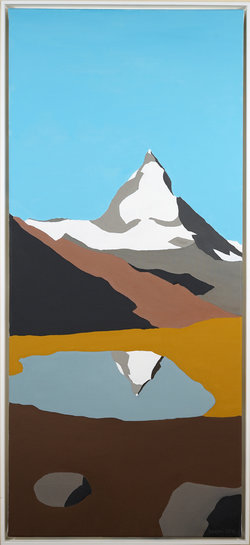 Matterhorn, Oel auf Leinwand, 40 x 90 cm
