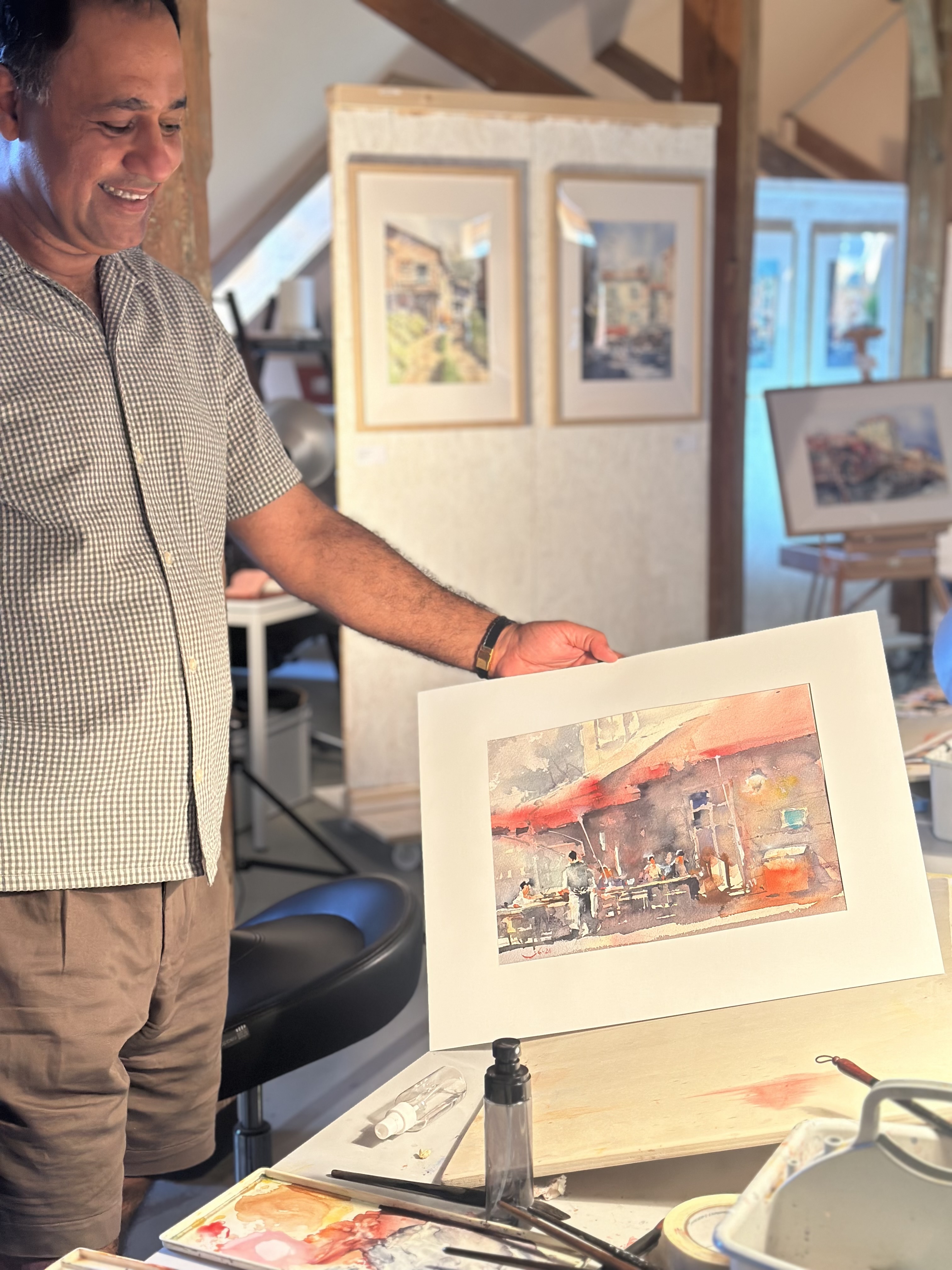 Aquarell-Workshops mit Houman Kermani - für Anfänger:innen und Fortgeschrittene
