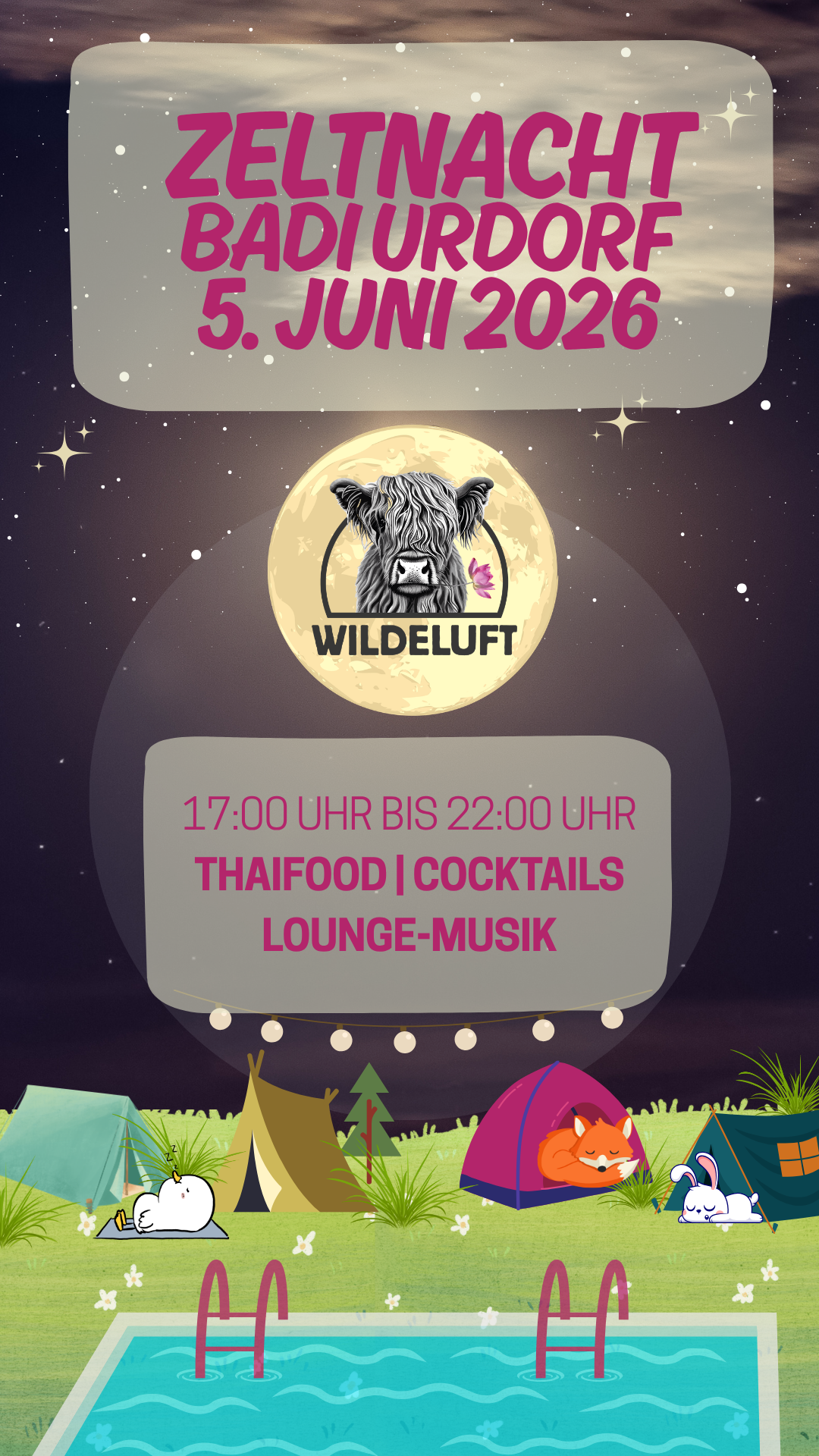 Titelbild des Events: Cocktails and more an der Zeltnacht