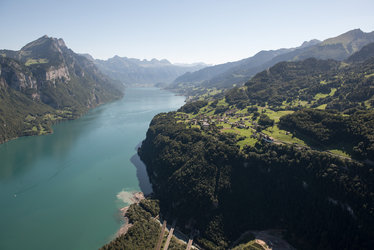 Mit der Innovationsplattform Kerenzerberg entwickelt sich in Glarus Nord ein Think Tank für Nachhaltigkeit.
Bild: Kanton Glarus, Samuel Trümpy Photography