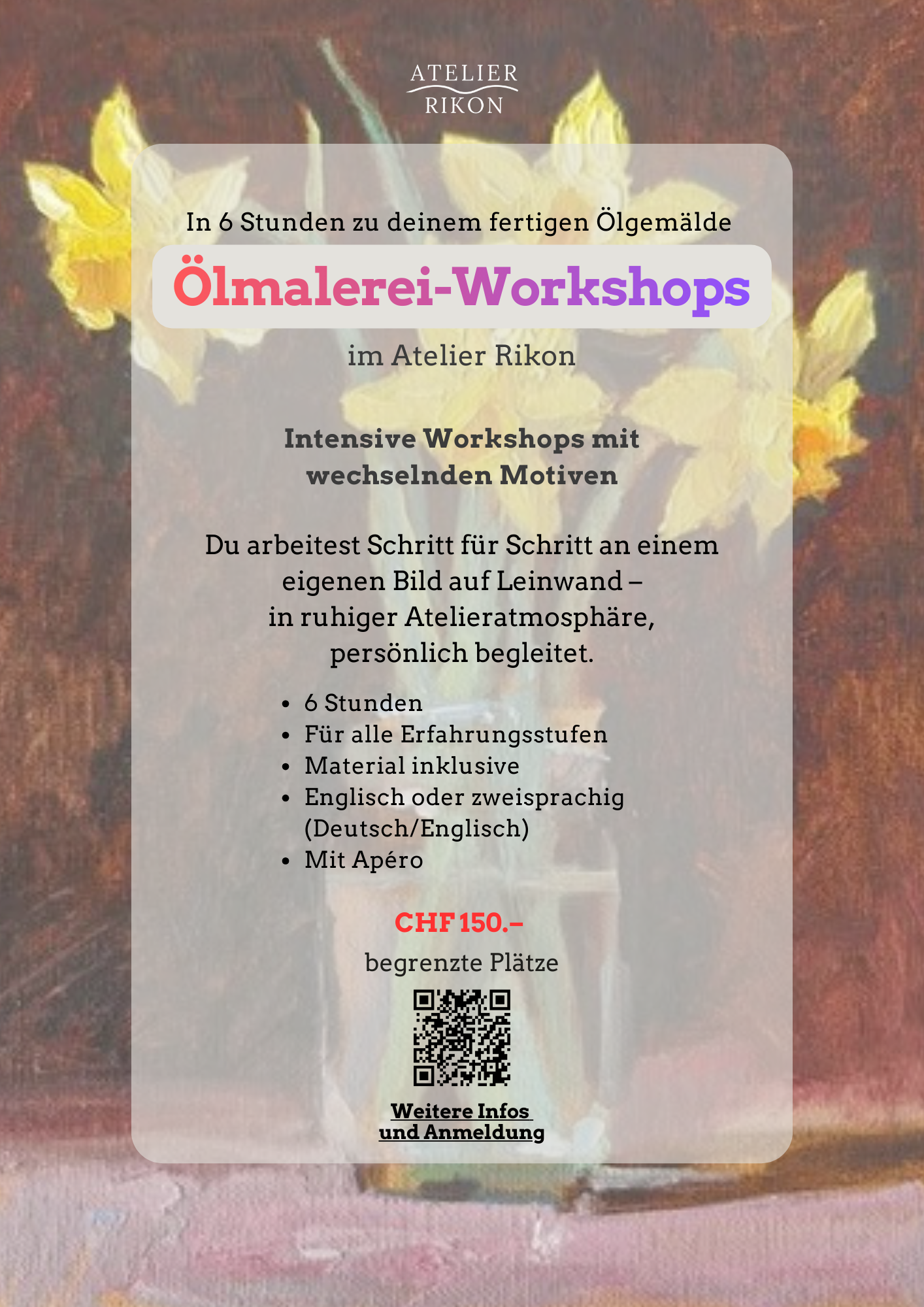 Ölmalerei-Workshop (6 Stunden)
