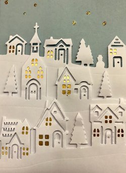 Weihnachtskarten-Ausschnitt