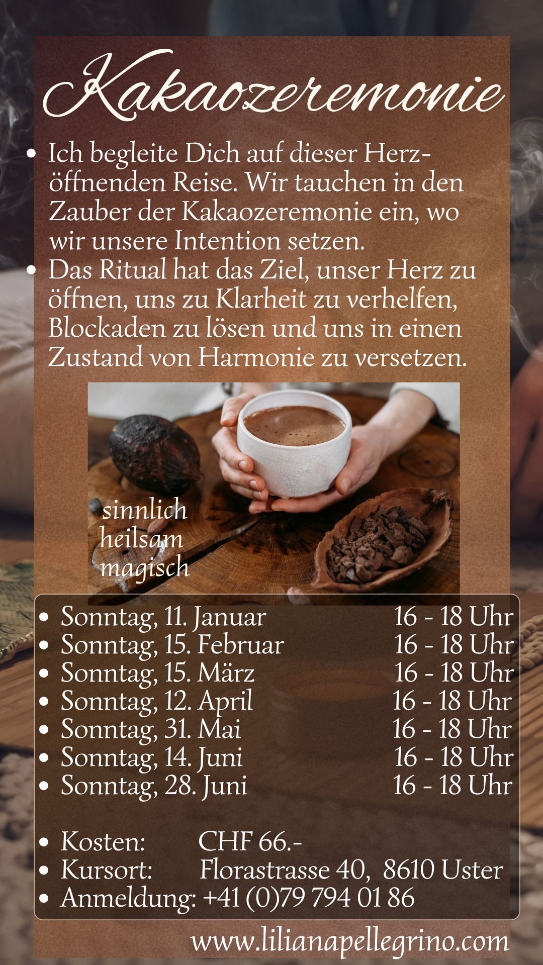 Kakaozeremonie in Uster