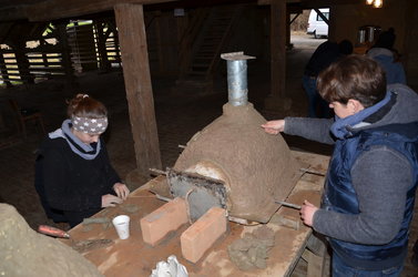 Herstellung Pizzaofen