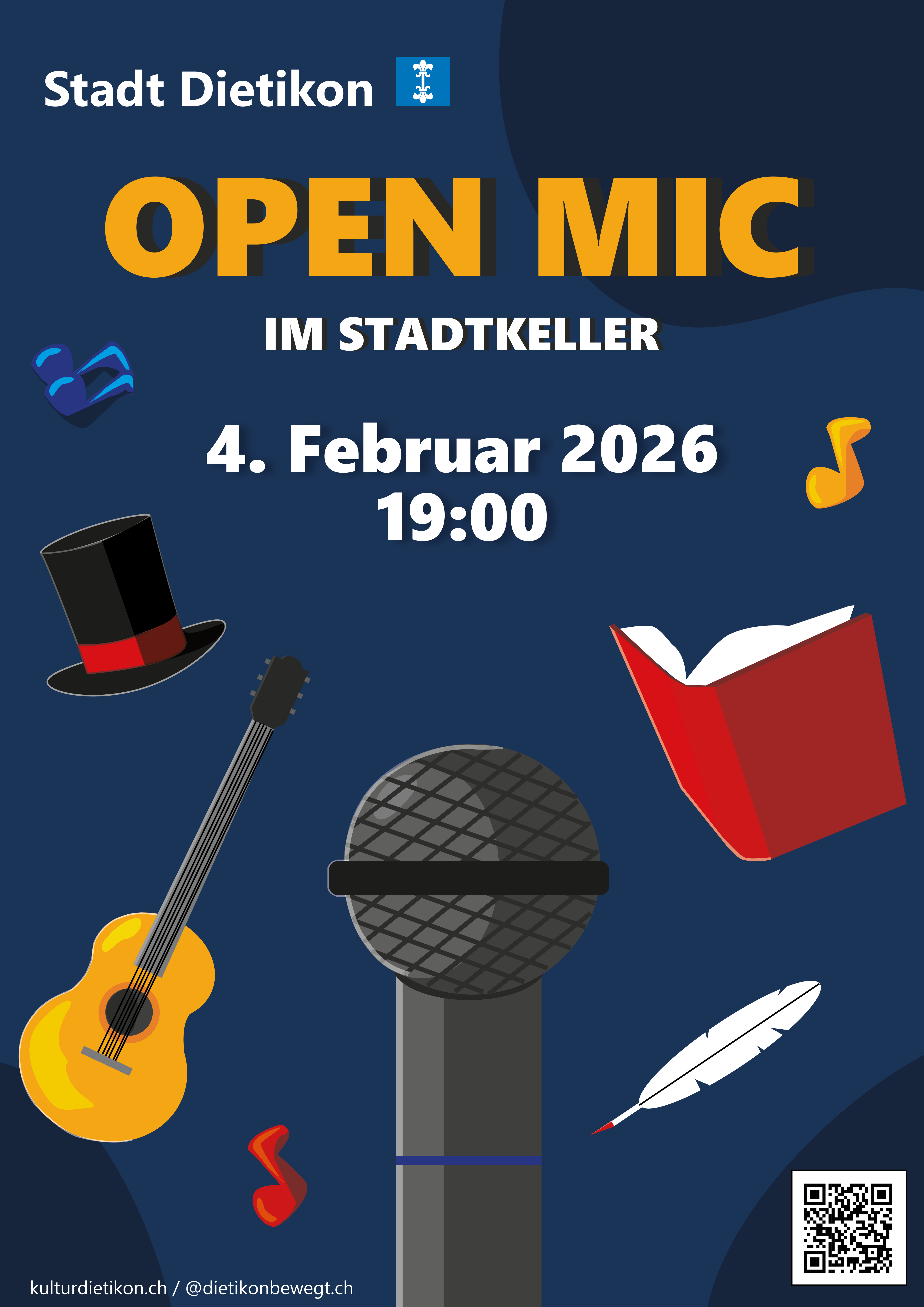 Titelbild des Events: Open mic (04.03)