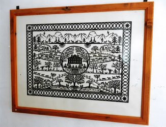 Ausstellung "Pinsel und Schere" im Zentrum Artos. - 1