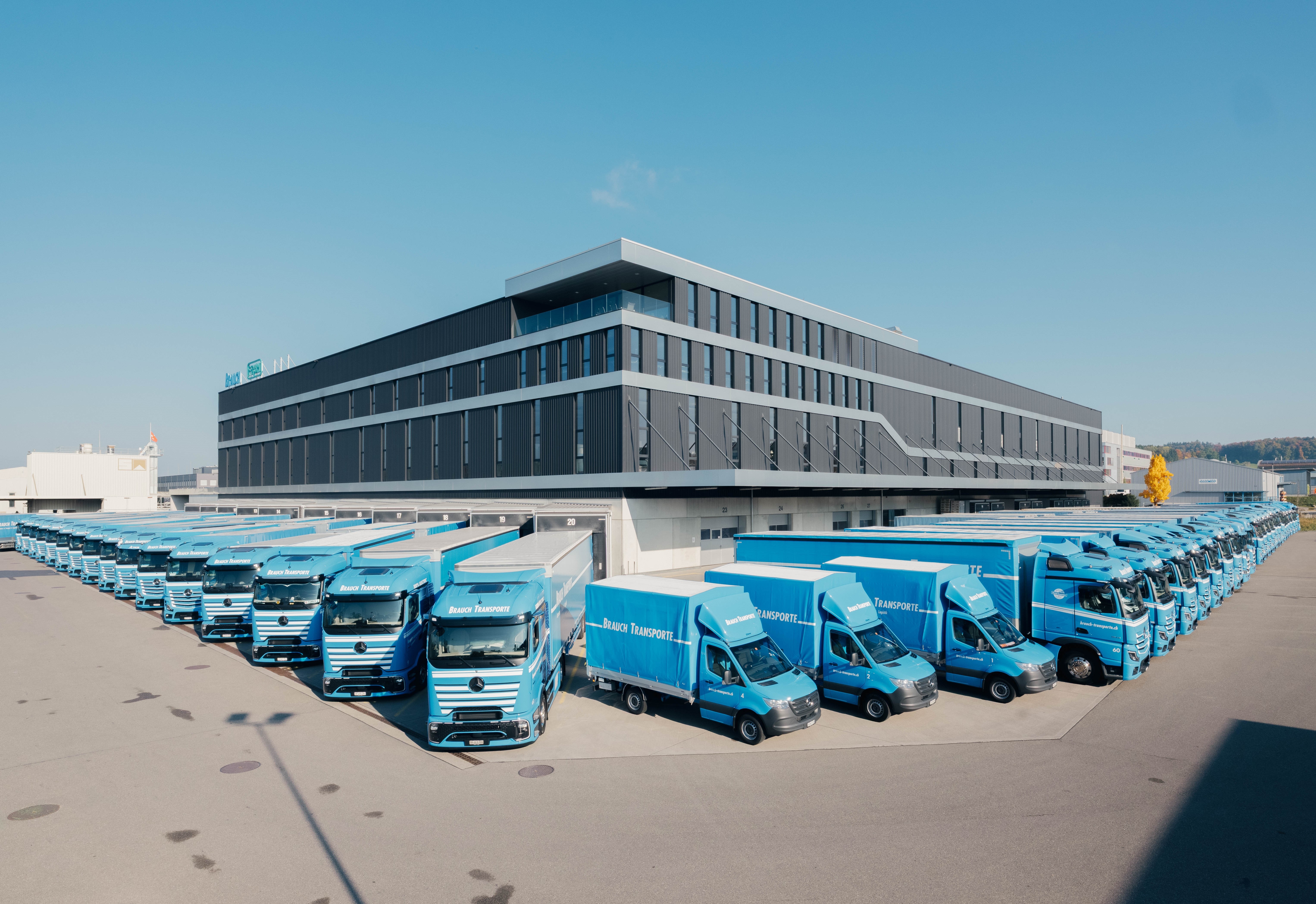 Elektrifizierung LKW-Flotte und Firmenbesichtigung