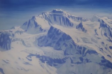 Bilderausstellung "von Englischrot-Grau zu Silberweiss-Blau" - 1