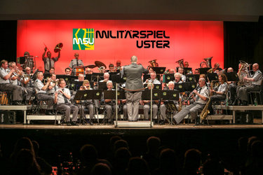 Militärspiel Uster beim Saalkonzert