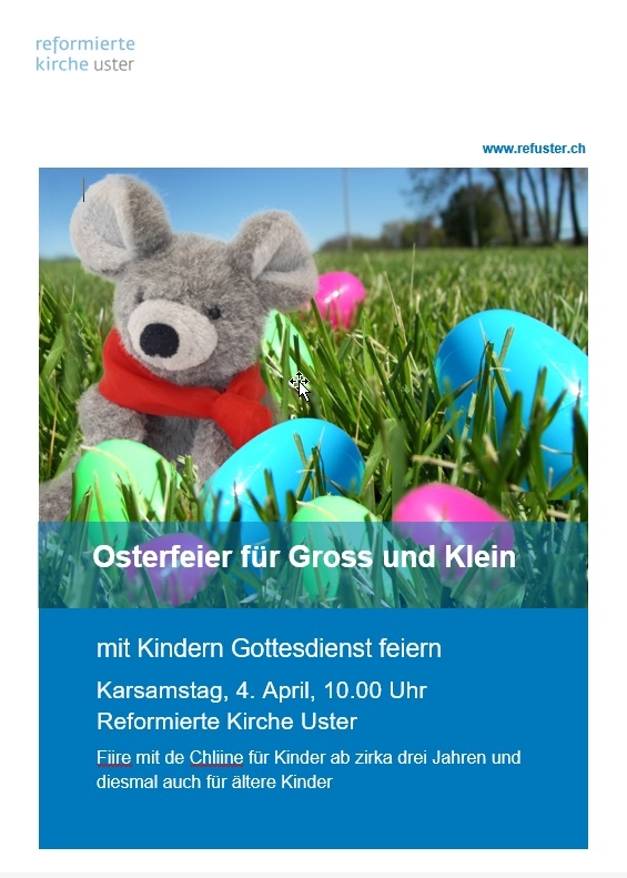 Familienfeiern: Fiire mit de Chliine