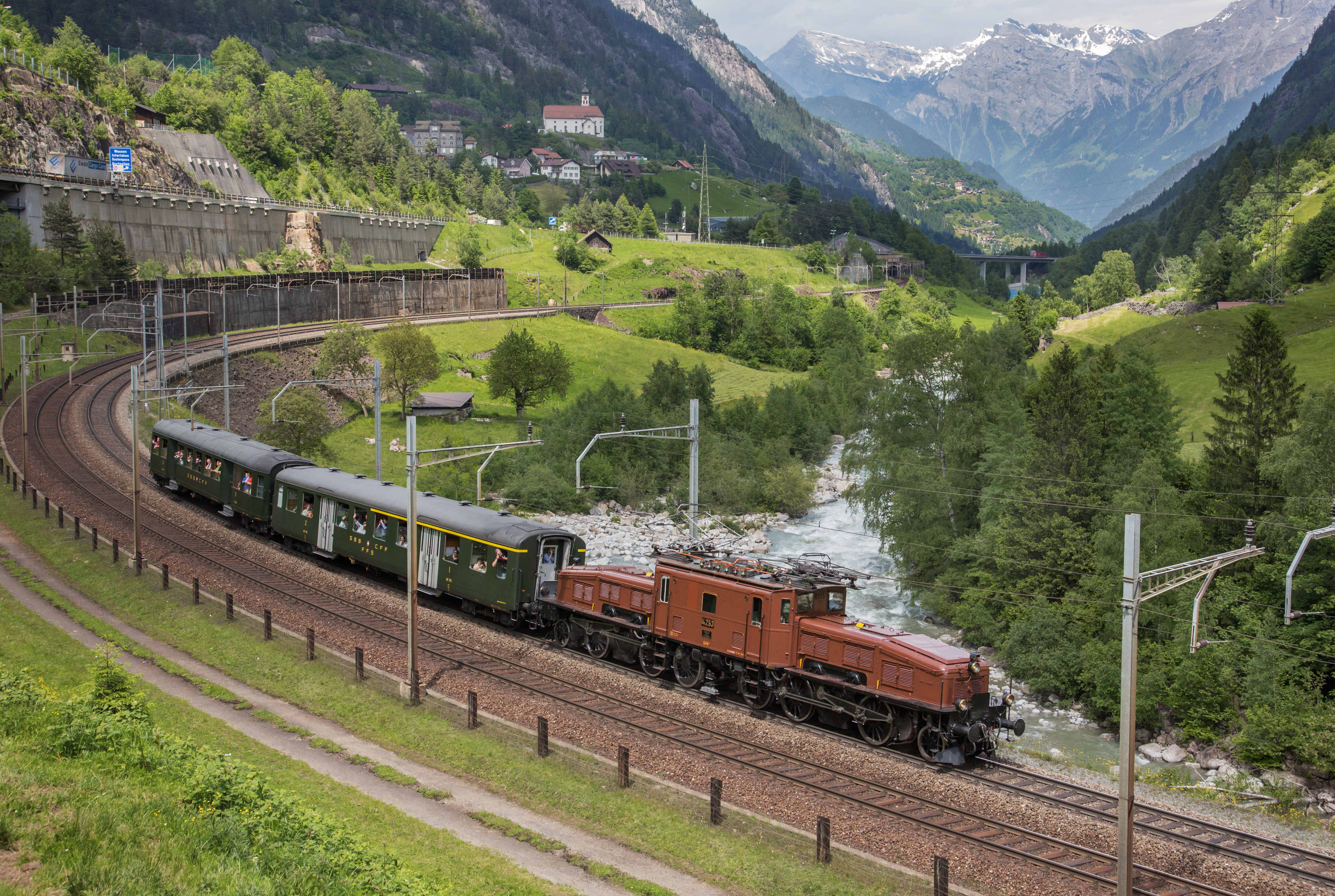 Krokodil und Gotthard-Bahntage