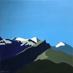 Gerihorn, Oel auf Leinwand, 50 x 50 cm