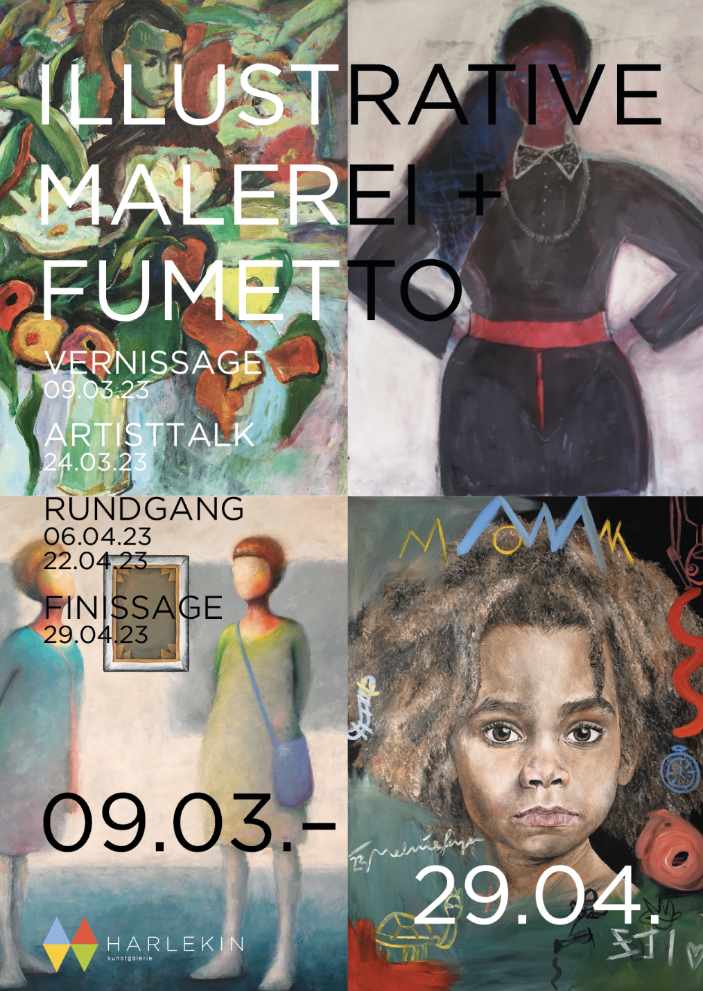 Gruppenausstellung «illustrative Malerei + Fumetto»