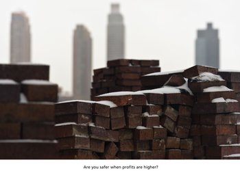 Are you safer when profits are higher?