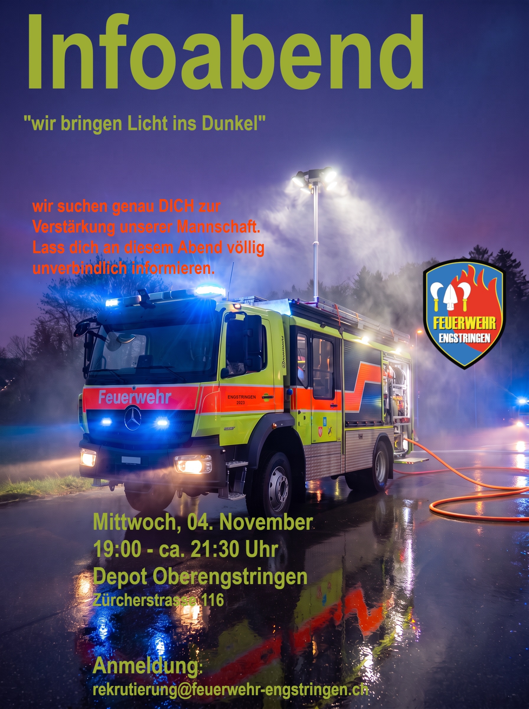 Titelbild des Events: Infoabend der Feuerwehr Engstringen
